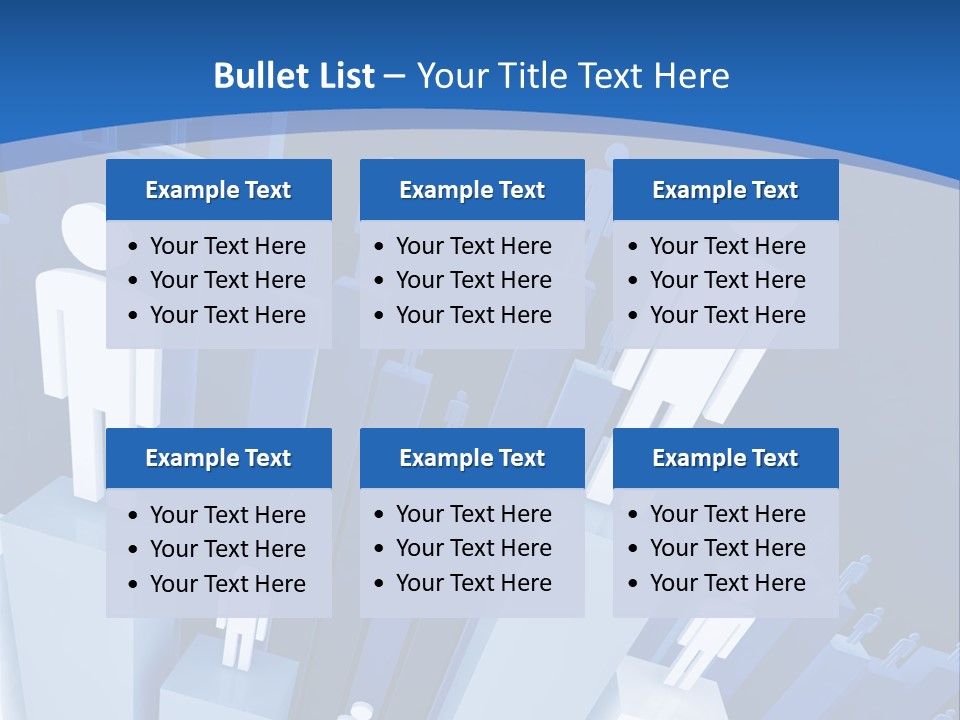Worker On Business 3D Graph Stat Background PowerPoint Template
