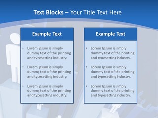 Worker On Business 3D Graph Stat Background PowerPoint Template