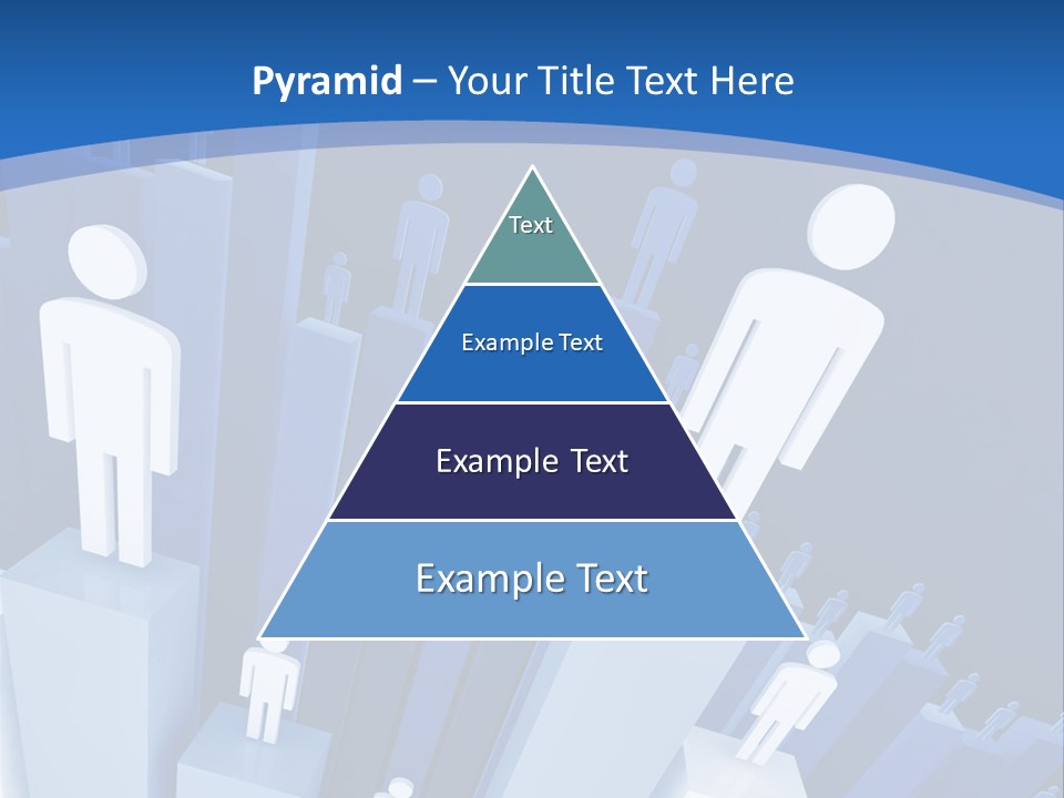 Worker On Business 3D Graph Stat Background PowerPoint Template