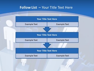 Worker On Business 3D Graph Stat Background PowerPoint Template