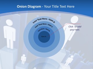 Worker On Business 3D Graph Stat Background PowerPoint Template