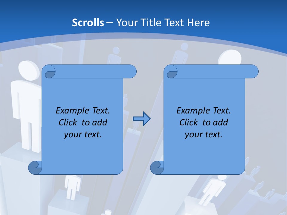 Worker On Business 3D Graph Stat Background PowerPoint Template