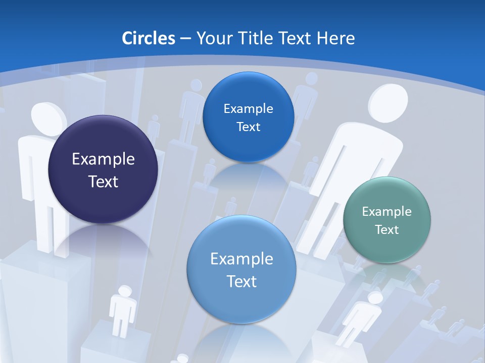 Worker On Business 3D Graph Stat Background PowerPoint Template