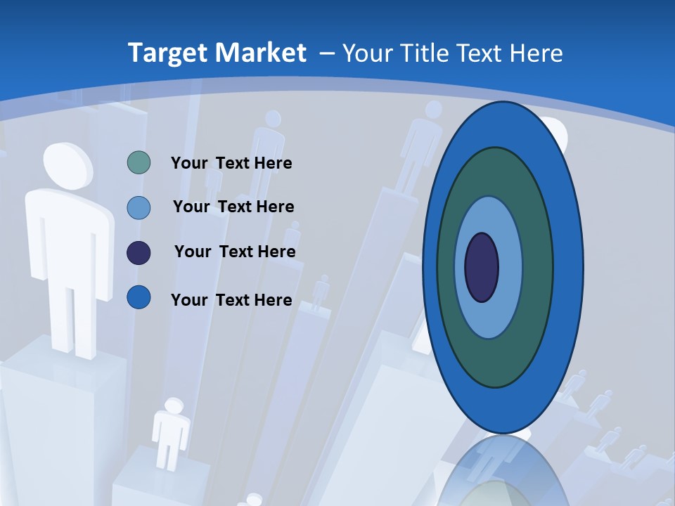 Worker On Business 3D Graph Stat Background PowerPoint Template