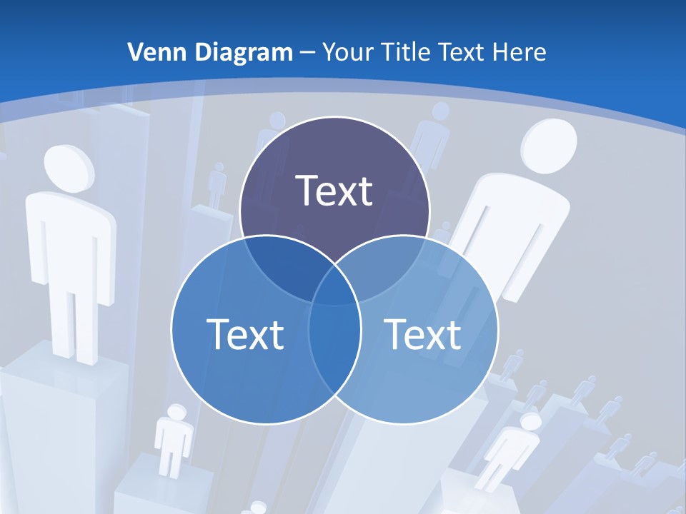 Worker On Business 3D Graph Stat Background PowerPoint Template