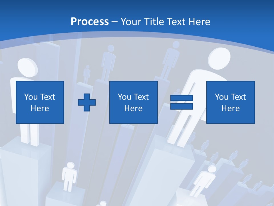 Worker On Business 3D Graph Stat Background PowerPoint Template