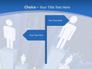 Worker On Business 3D Graph Stat Background PowerPoint Template