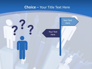 Worker On Business 3D Graph Stat Background PowerPoint Template