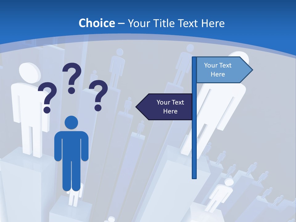 Worker On Business 3D Graph Stat Background PowerPoint Template