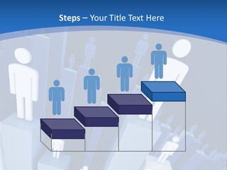 Worker On Business 3D Graph Stat Background PowerPoint Template