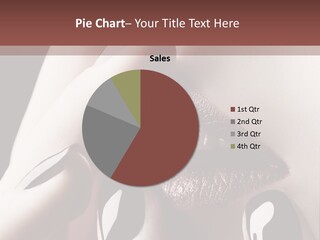 Close-Up Of Lips And Nails PowerPoint Template