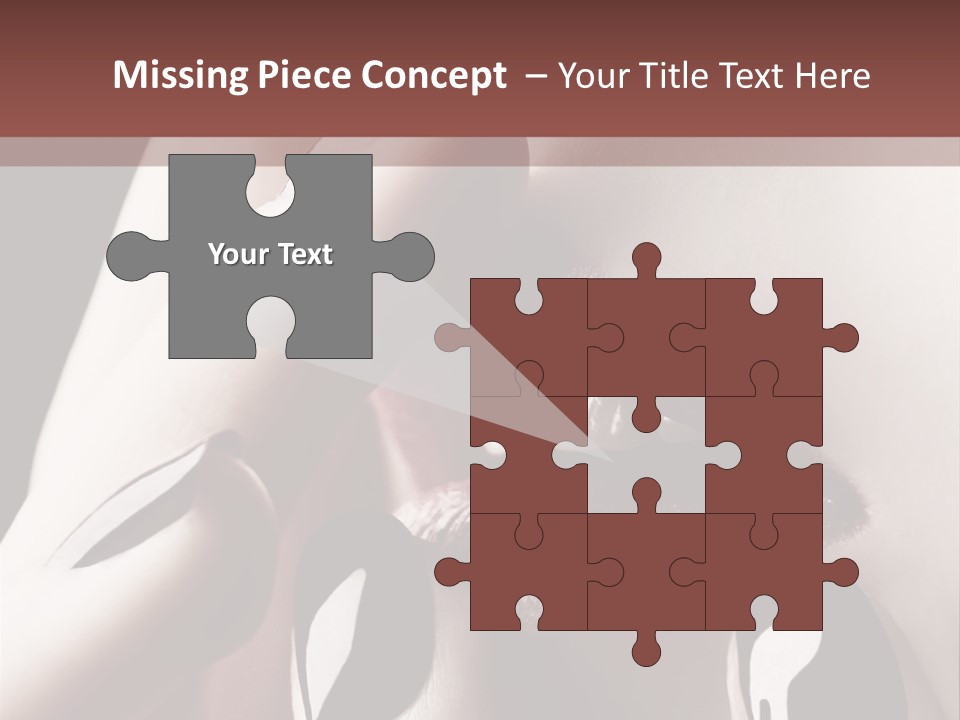 Close-Up Of Lips And Nails PowerPoint Template