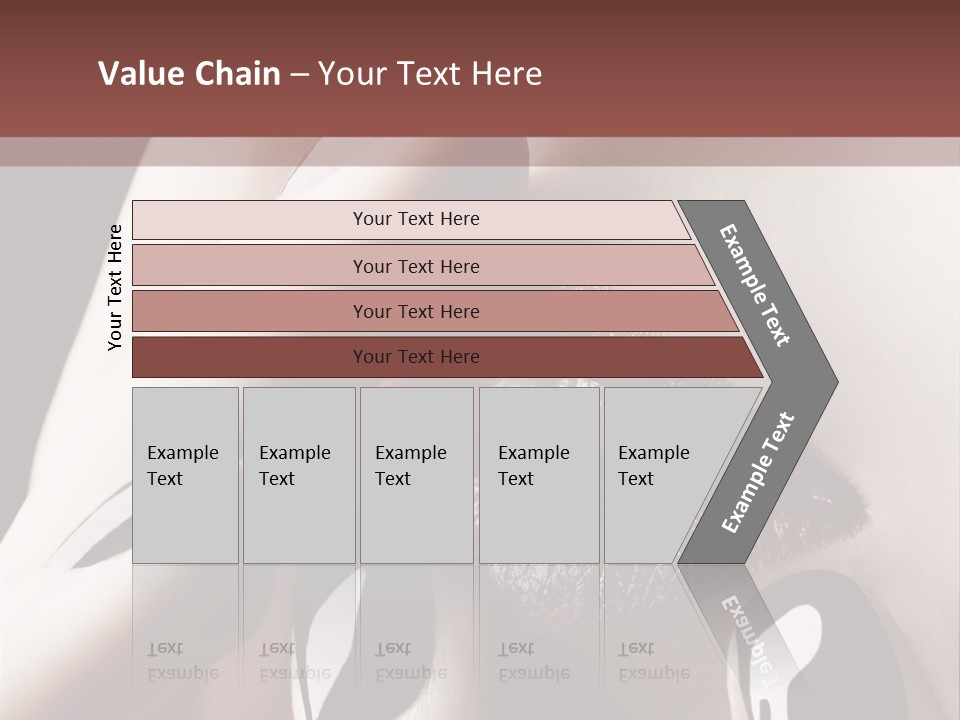 Close-Up Of Lips And Nails PowerPoint Template