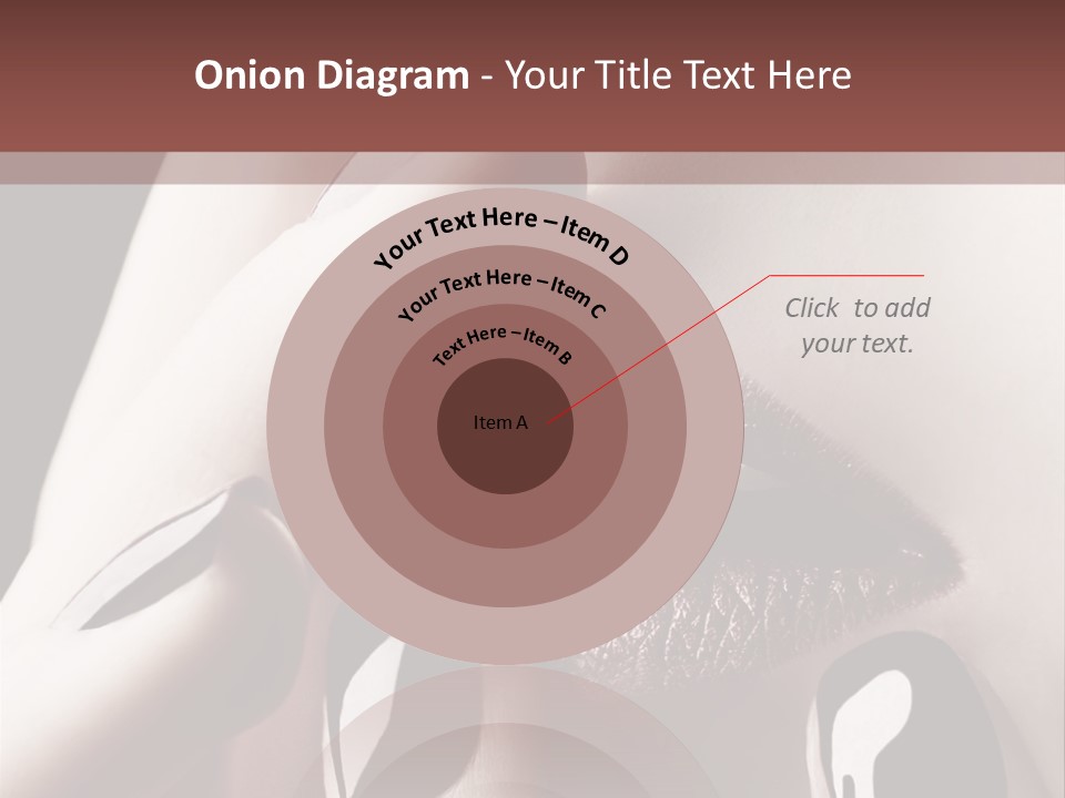 Close-Up Of Lips And Nails PowerPoint Template