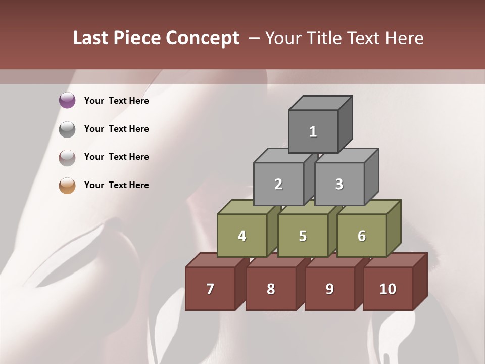 Close-Up Of Lips And Nails PowerPoint Template