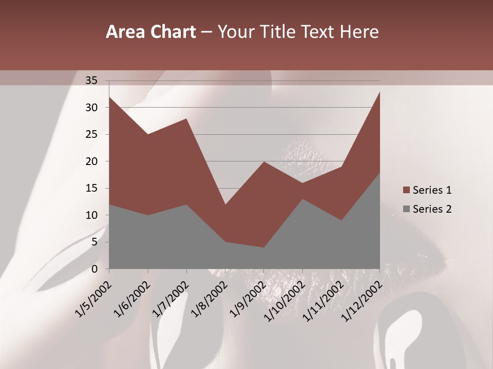 Close-Up Of Lips And Nails PowerPoint Template