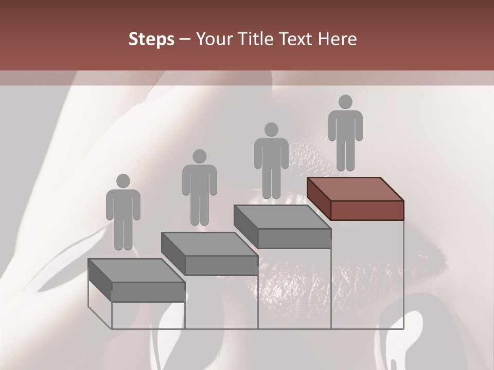 Close-Up Of Lips And Nails PowerPoint Template