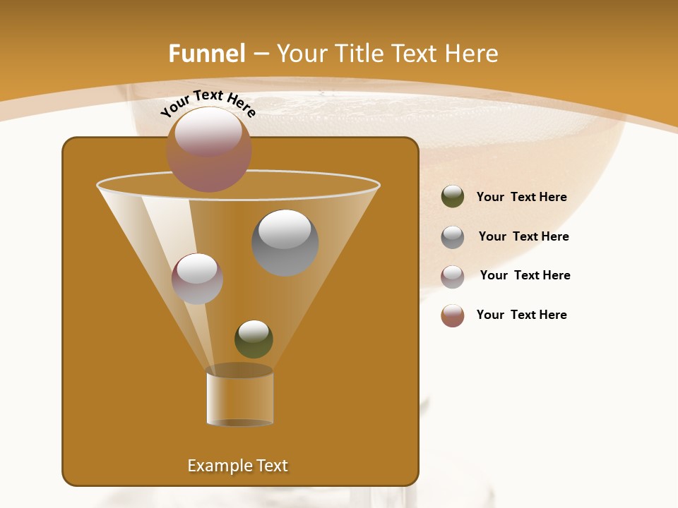 Champagne Coupe Glasses In A Row PowerPoint Template