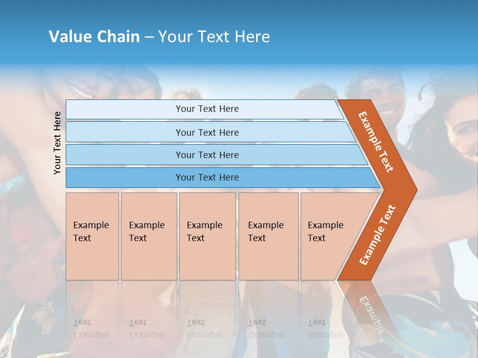 Owl Butterflies At Lunch (Butterfly House In Wien) PowerPoint Template