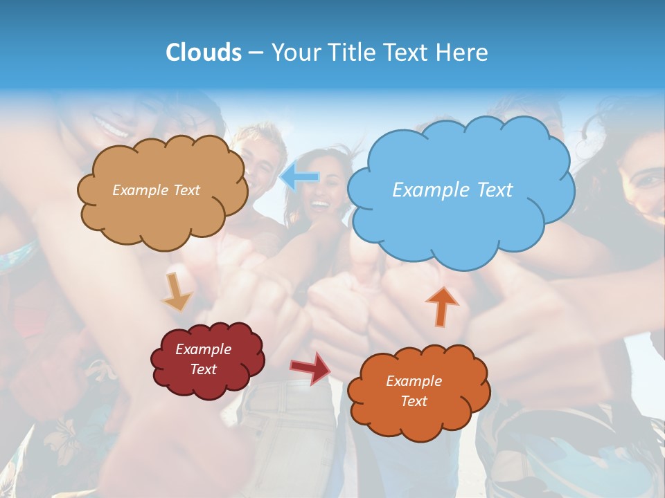 Owl Butterflies At Lunch (Butterfly House In Wien) PowerPoint Template