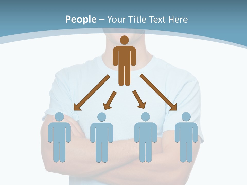 An Arguing Silhouette Crowd. Stock Vector Illustration: PowerPoint Template