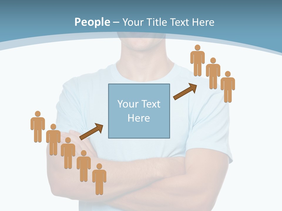 An Arguing Silhouette Crowd. Stock Vector Illustration: PowerPoint Template