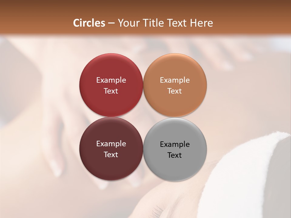 Background Perspective Of Red Roof Clay Tiles PowerPoint Template