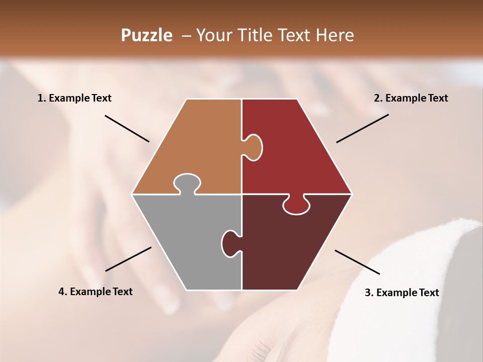 Background Perspective Of Red Roof Clay Tiles PowerPoint Template