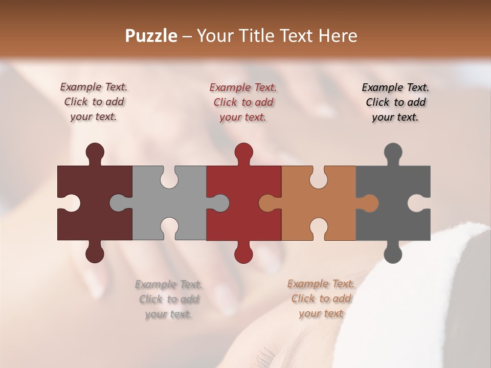 Background Perspective Of Red Roof Clay Tiles PowerPoint Template