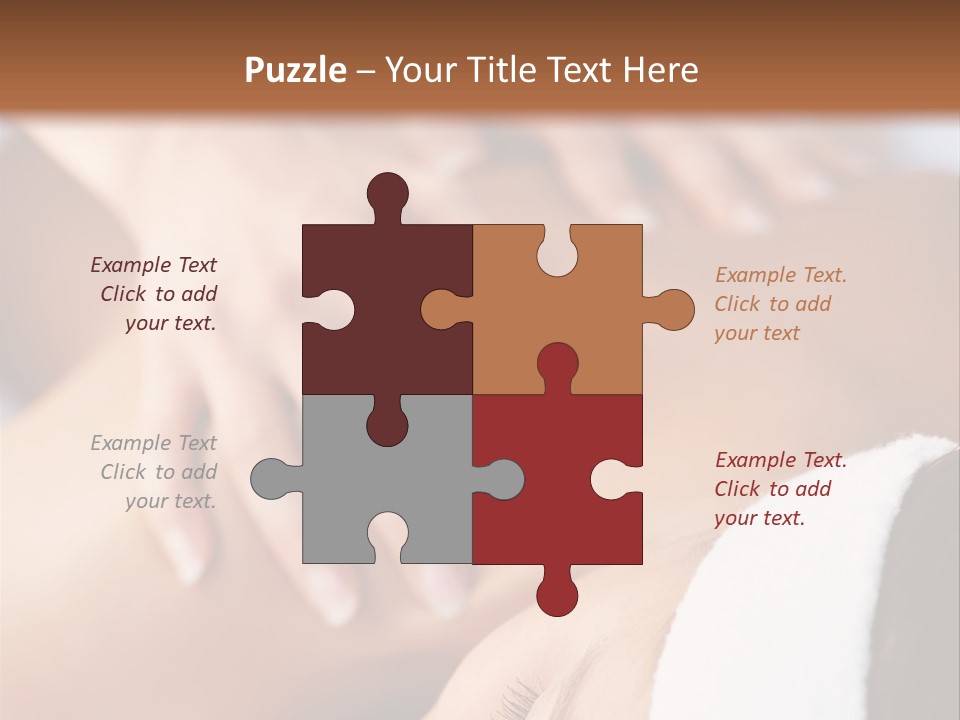 Background Perspective Of Red Roof Clay Tiles PowerPoint Template