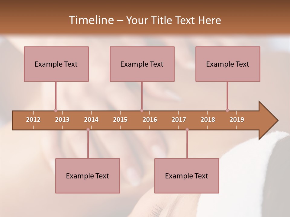 Background Perspective Of Red Roof Clay Tiles PowerPoint Template