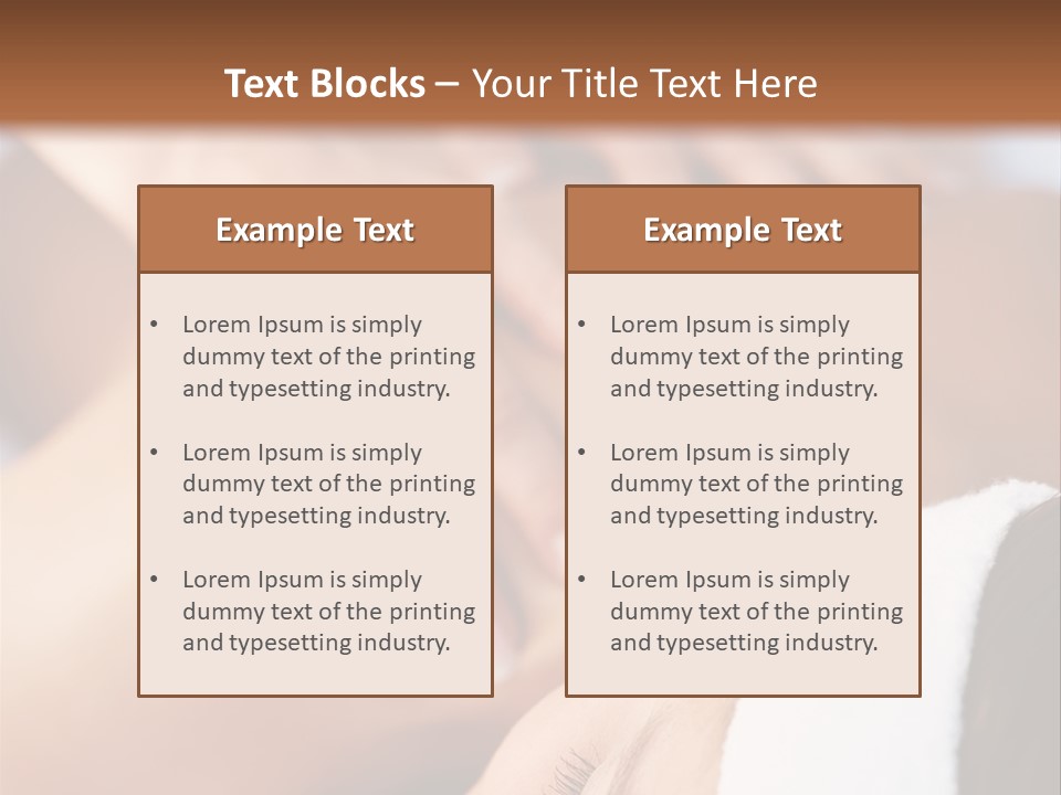 Background Perspective Of Red Roof Clay Tiles PowerPoint Template