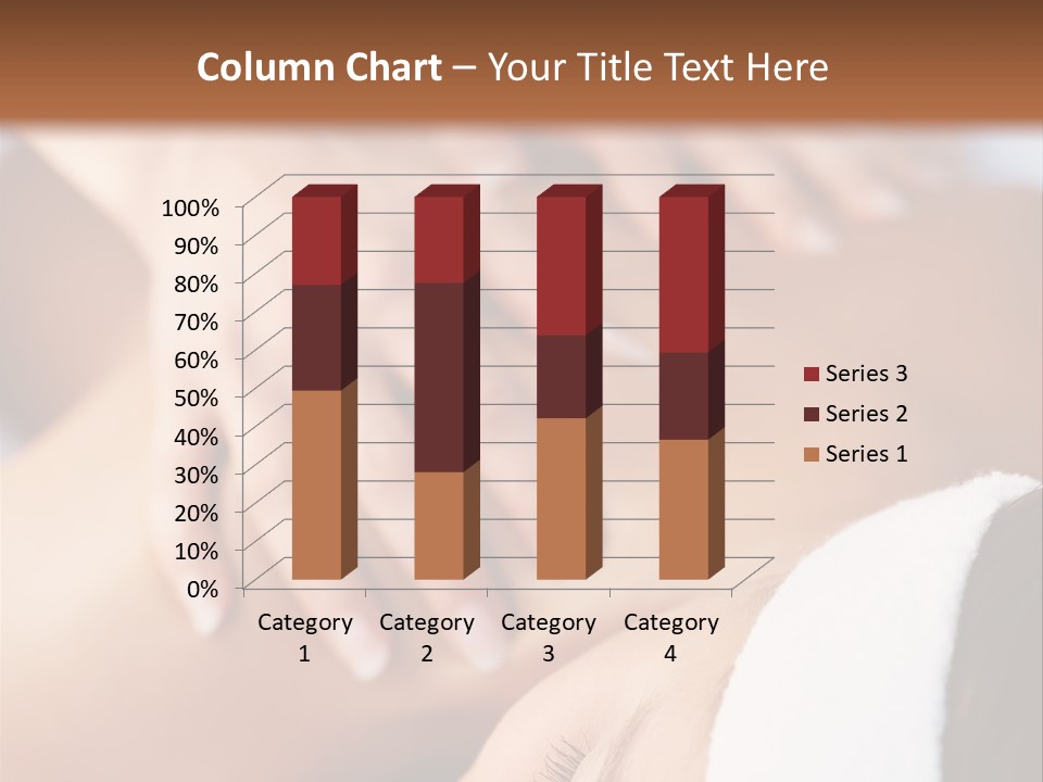 Background Perspective Of Red Roof Clay Tiles PowerPoint Template