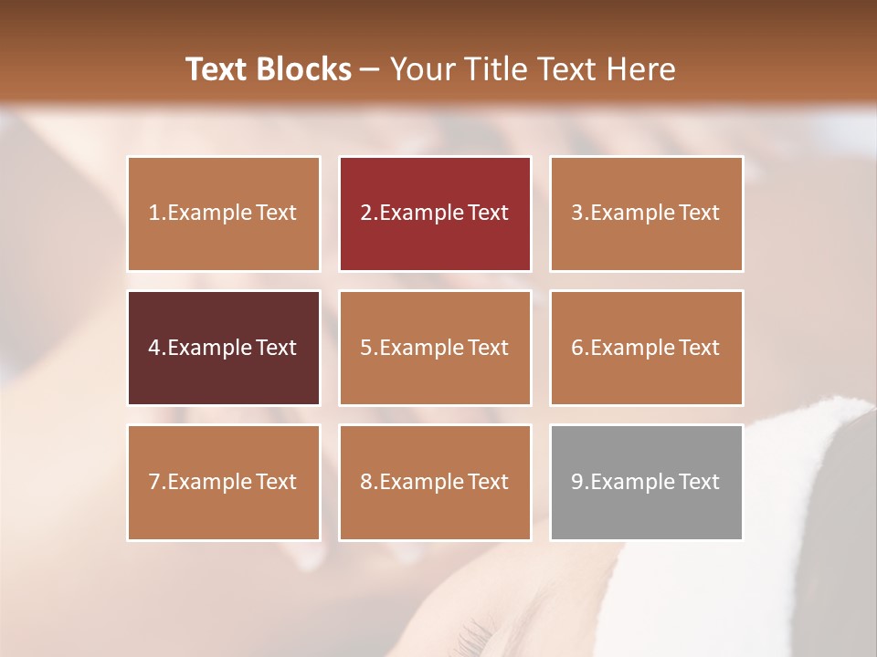 Background Perspective Of Red Roof Clay Tiles PowerPoint Template