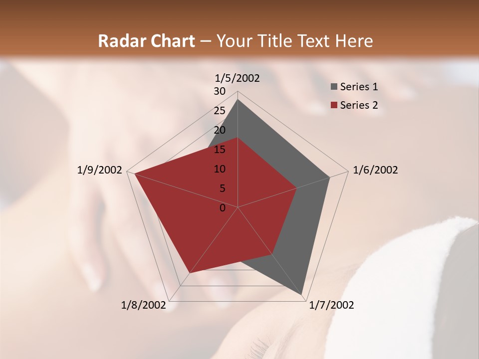 Background Perspective Of Red Roof Clay Tiles PowerPoint Template