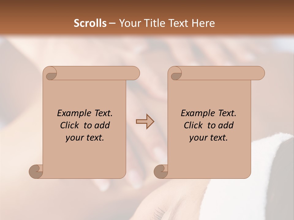 Background Perspective Of Red Roof Clay Tiles PowerPoint Template