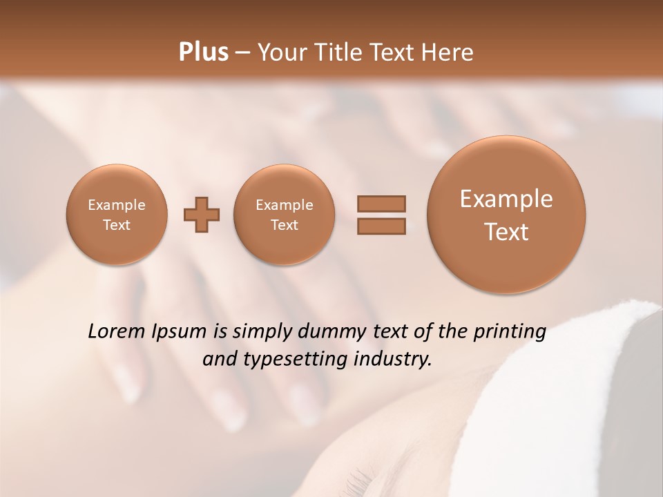 Background Perspective Of Red Roof Clay Tiles PowerPoint Template