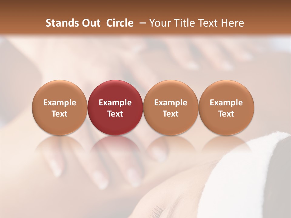 Background Perspective Of Red Roof Clay Tiles PowerPoint Template