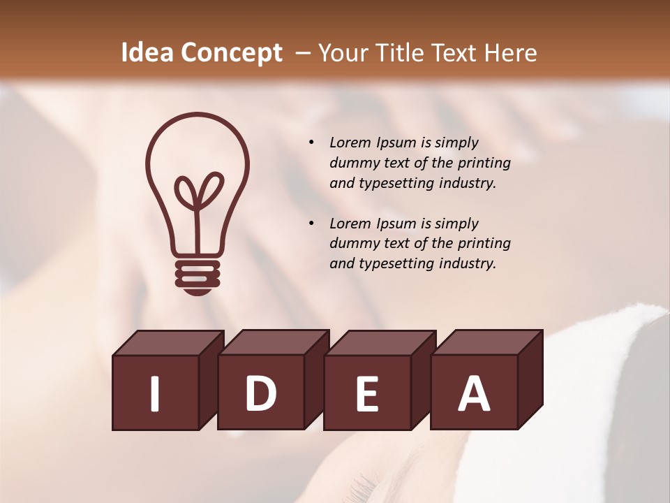 Background Perspective Of Red Roof Clay Tiles PowerPoint Template