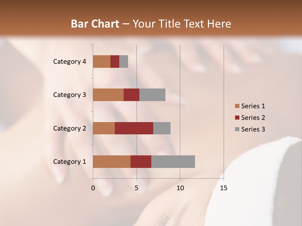 Background Perspective Of Red Roof Clay Tiles PowerPoint Template