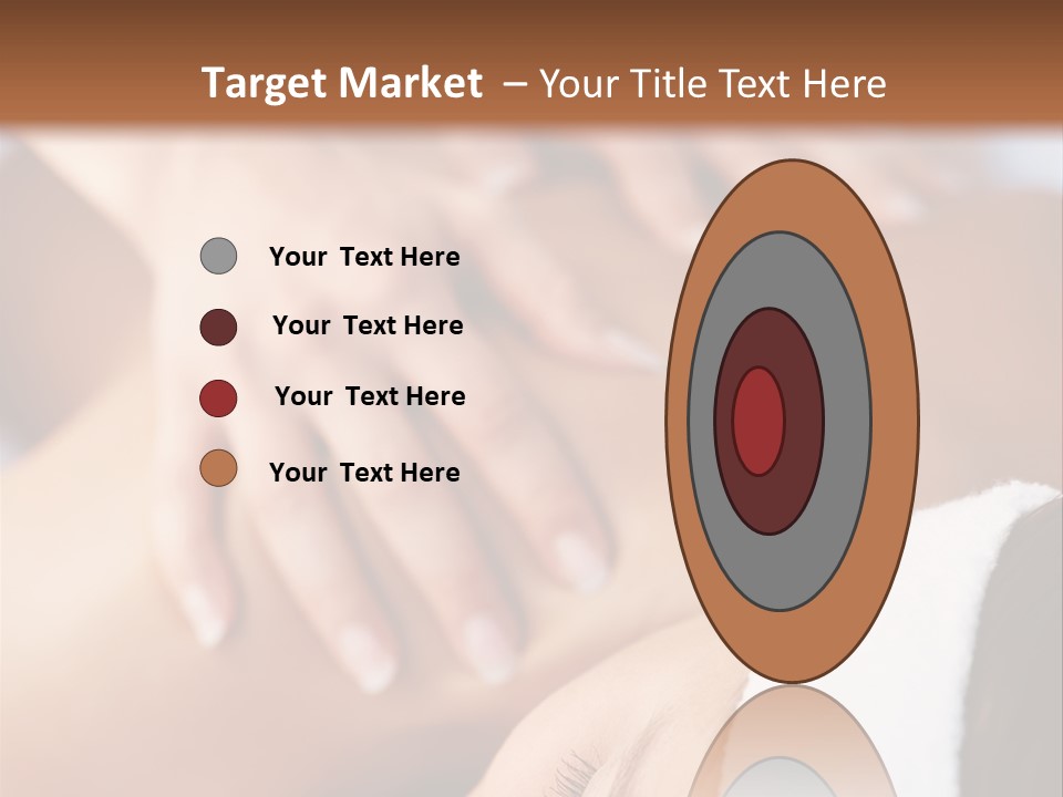 Background Perspective Of Red Roof Clay Tiles PowerPoint Template