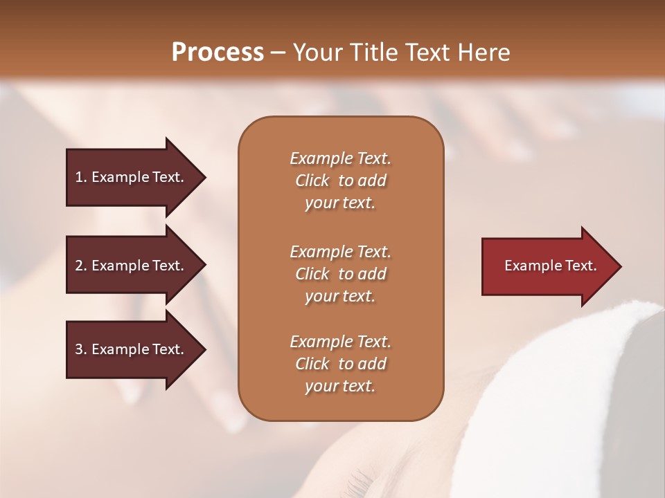 Background Perspective Of Red Roof Clay Tiles PowerPoint Template