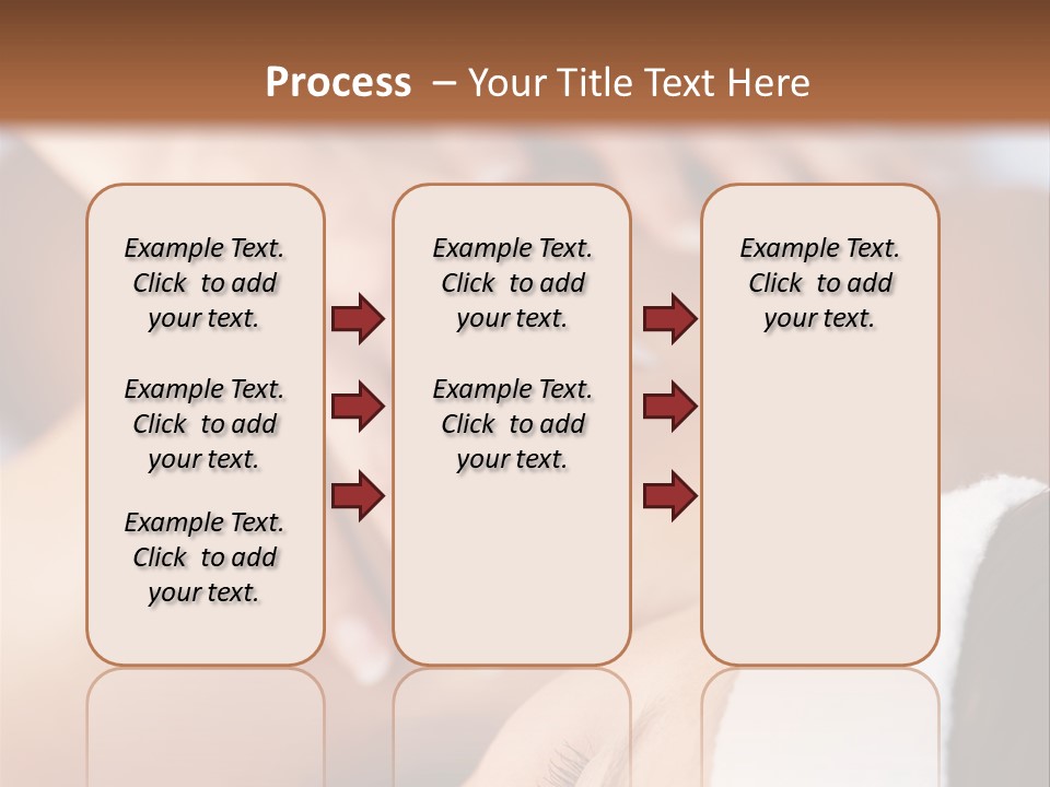 Background Perspective Of Red Roof Clay Tiles PowerPoint Template