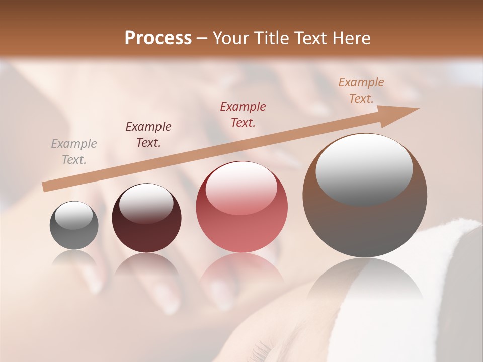 Background Perspective Of Red Roof Clay Tiles PowerPoint Template