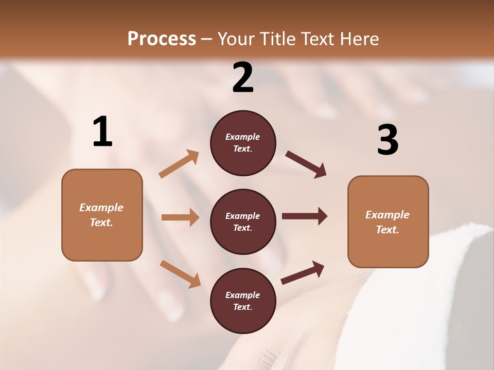 Background Perspective Of Red Roof Clay Tiles PowerPoint Template