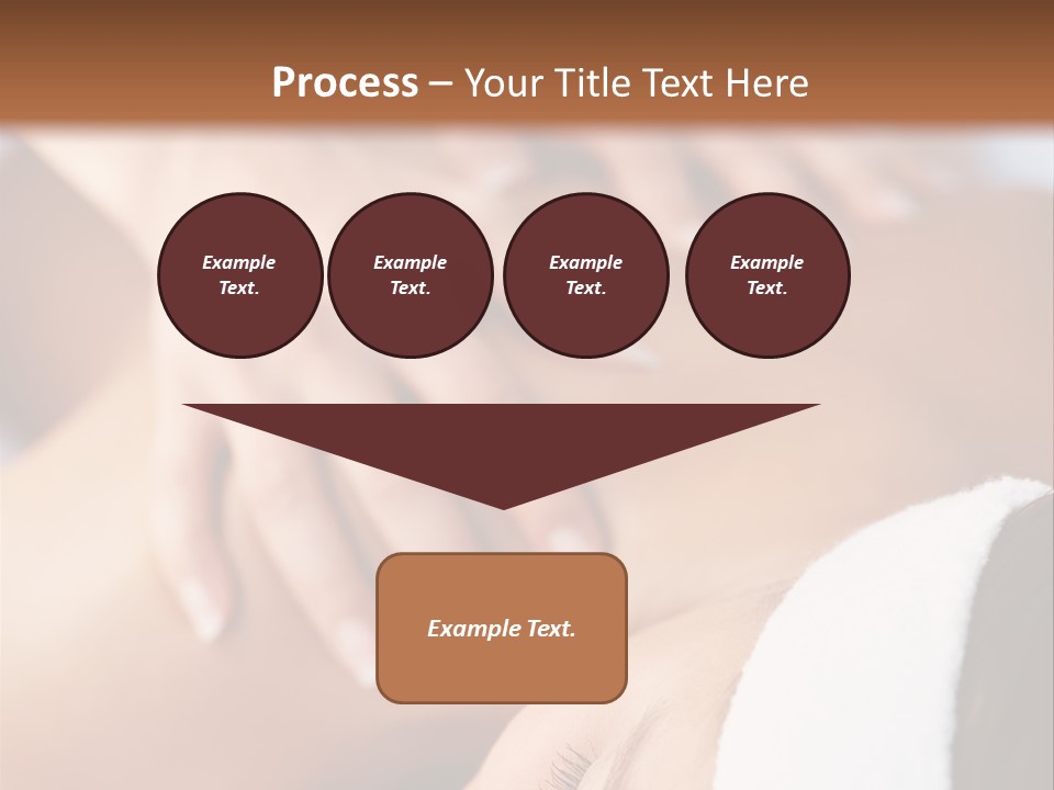 Background Perspective Of Red Roof Clay Tiles PowerPoint Template