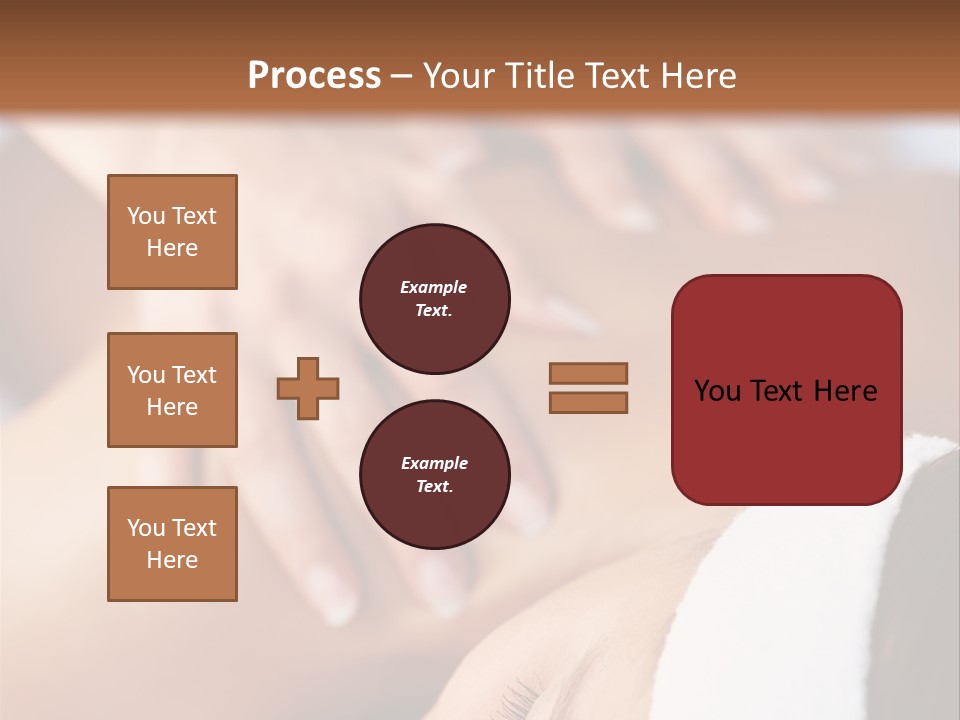 Background Perspective Of Red Roof Clay Tiles PowerPoint Template