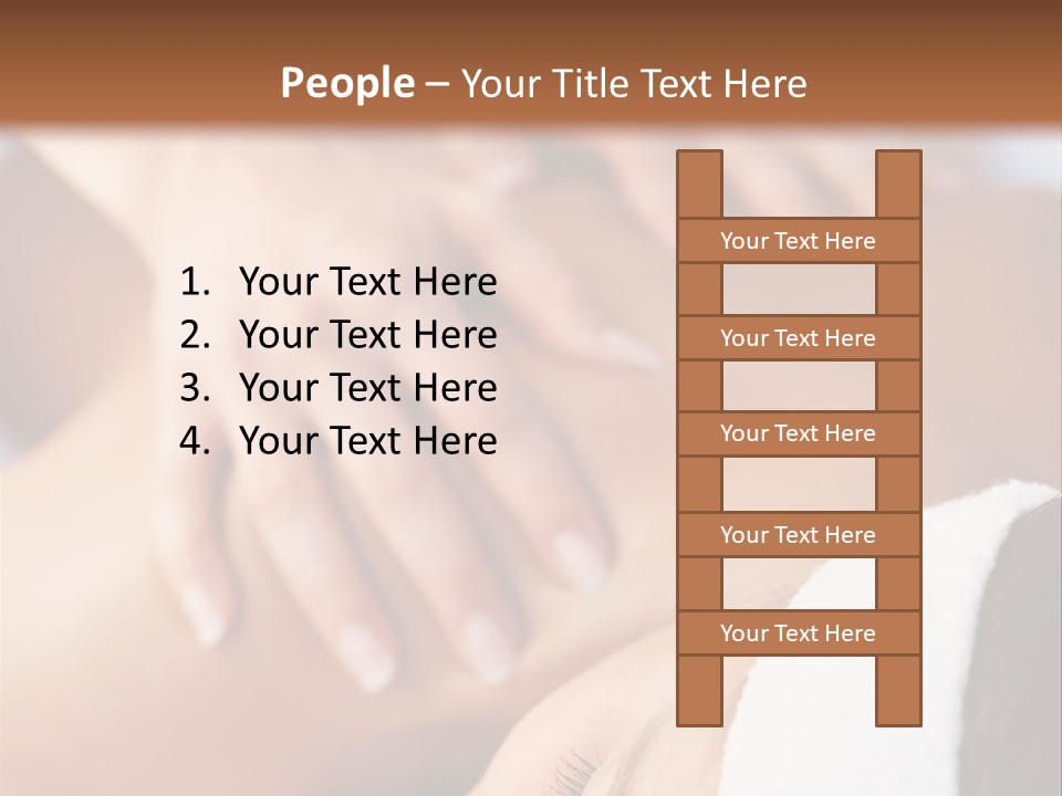 Background Perspective Of Red Roof Clay Tiles PowerPoint Template