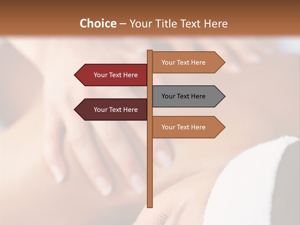 Background Perspective Of Red Roof Clay Tiles PowerPoint Template