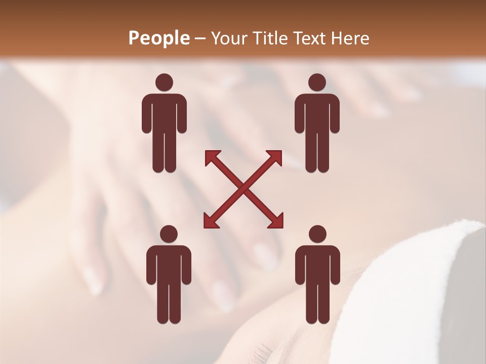 Background Perspective Of Red Roof Clay Tiles PowerPoint Template